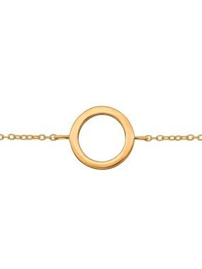 Rose Gold Dainty Round Bracelet